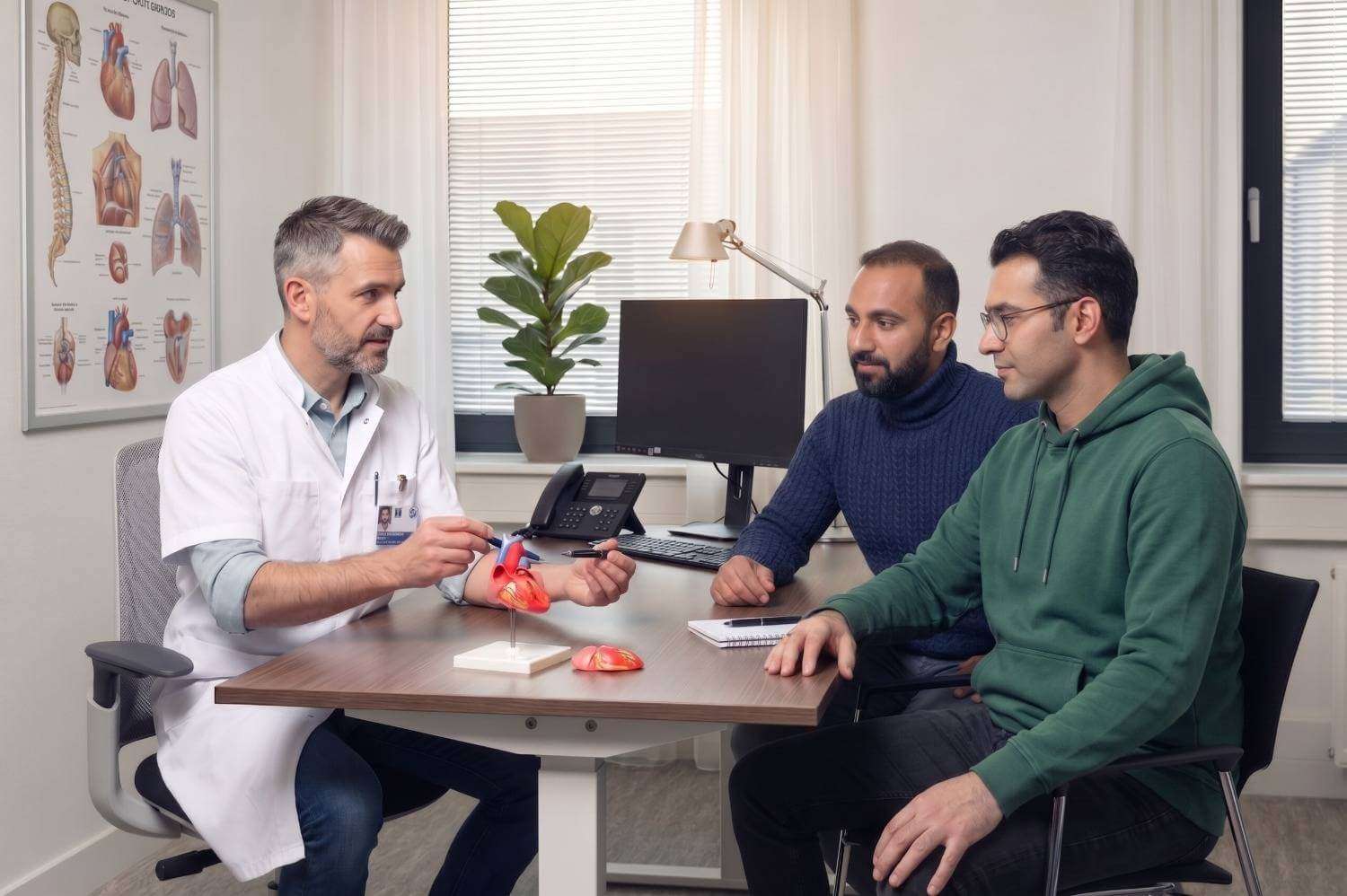 Interpreter assisting an occupational health consultation